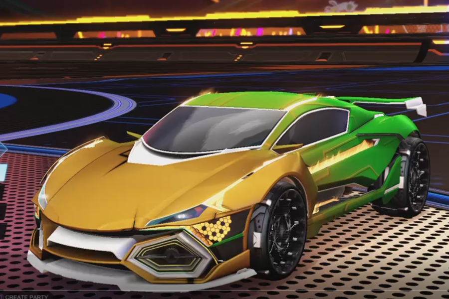 Rocket league R3MX GXT Titanium White design with Reactor,Mainframe