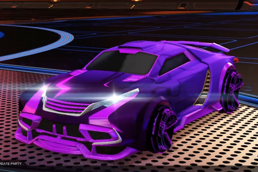 Rocket league Tygris Purple design with CNTCT-1: Infinite,Mainframe