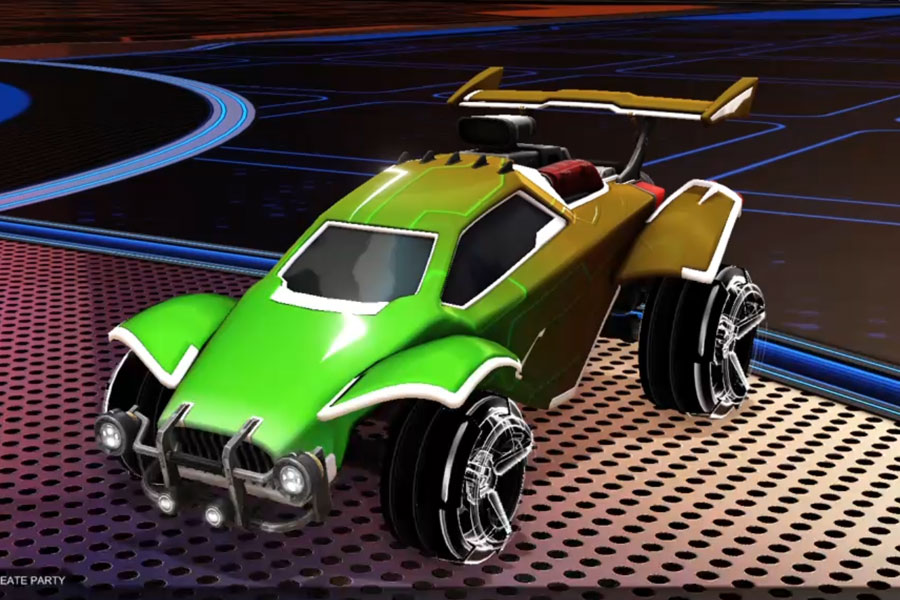 Rocket league Octane Titanium White design with CNTCT-1: Infinite,Mainframe