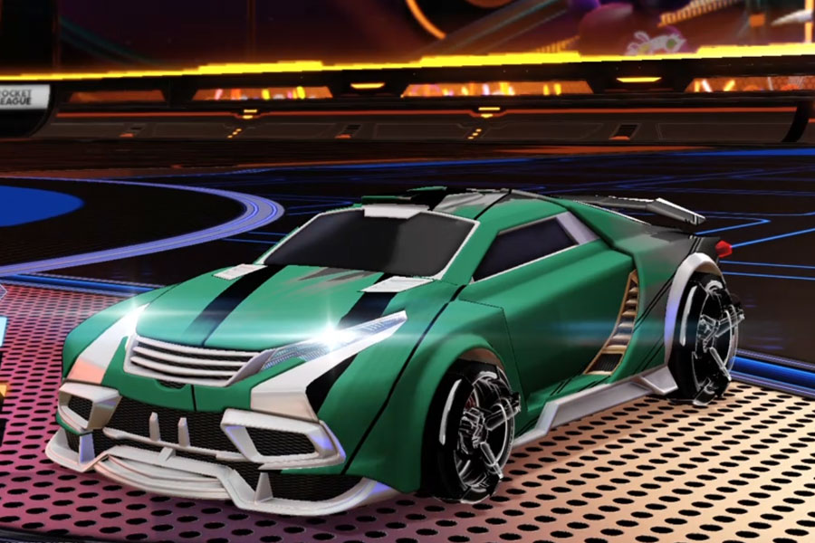 Rocket league Tygris Grey design with CNTCT-1: Infinite,Exalter