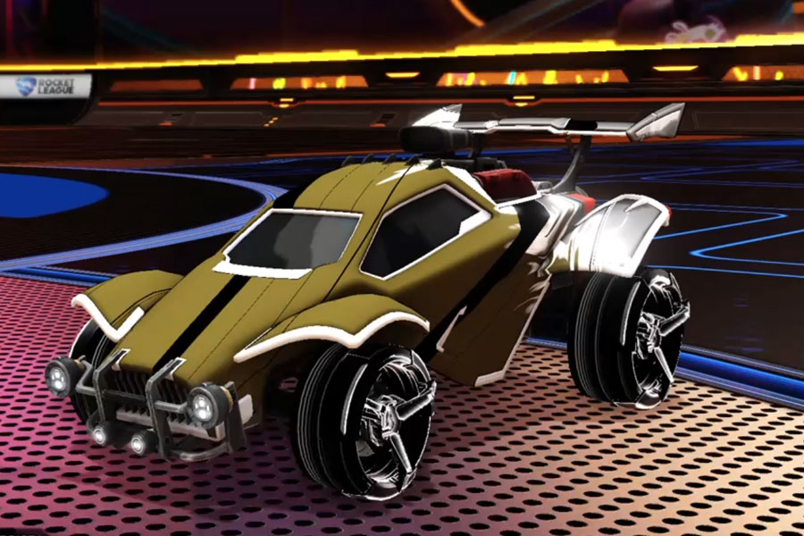 Rocket league Octane Titanium White design with CNTCT-1: Infinite,Exalter