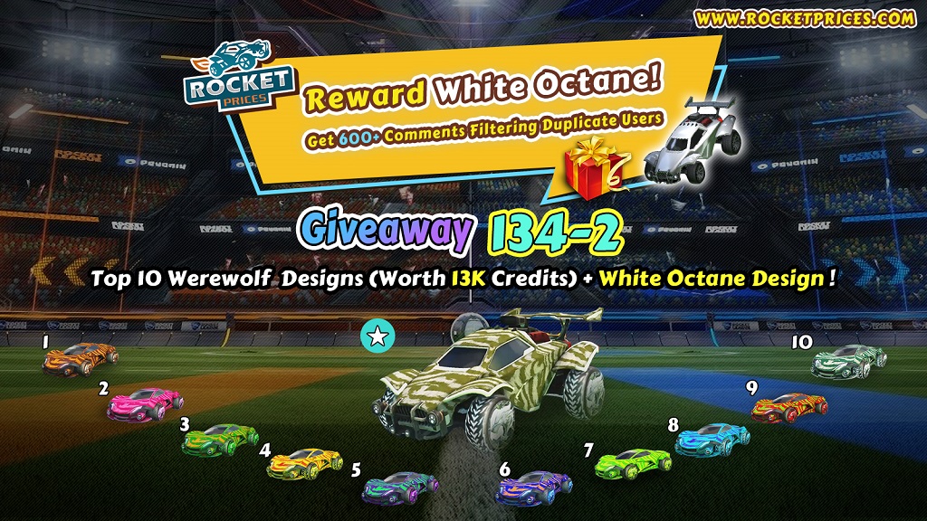 Win 10 Painted Werewolf Car Designs (Tora & Dire Wolf) FREE Rocket