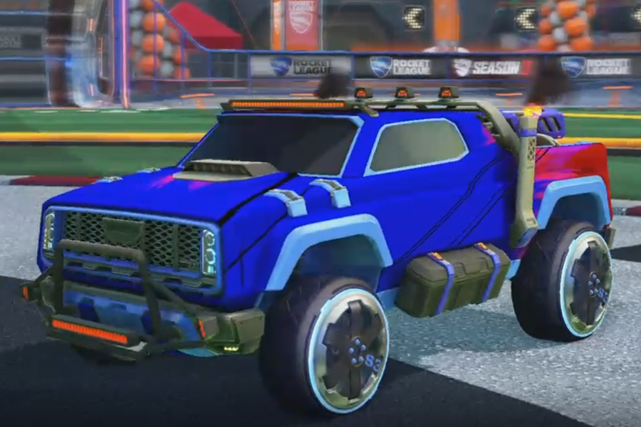 Rocket league Harbinger GXT Cobalt design with Zadeh S3,Exalter