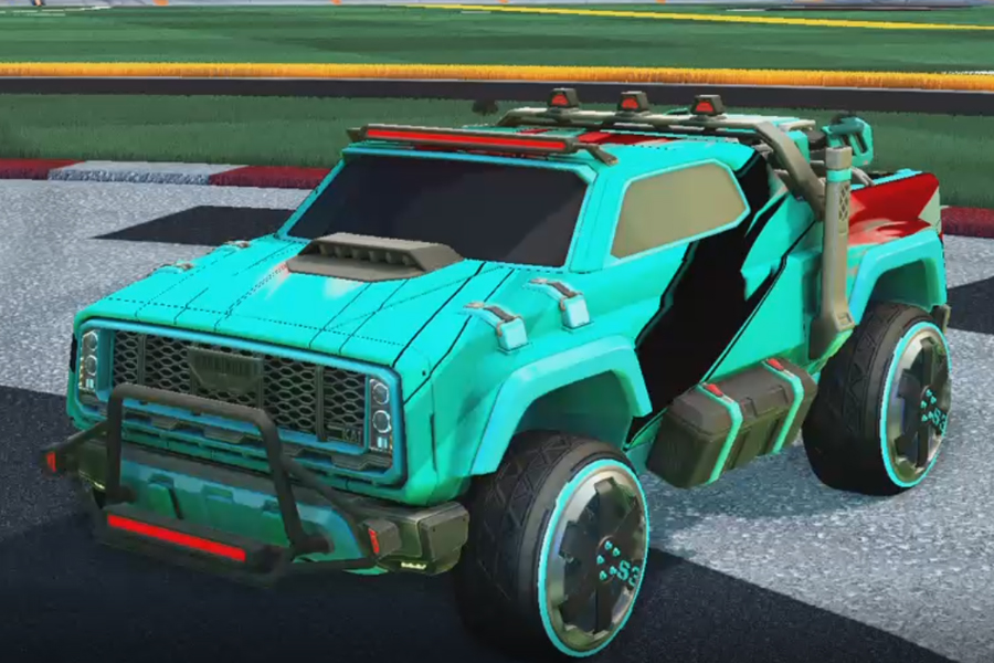 Rocket league Harbinger GXT Sky Blue design with Zadeh S3,Exalter