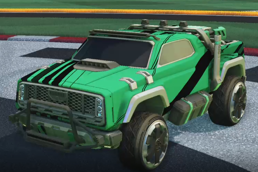 Rocket league Harbinger GXT Grey design with Zadeh S3,Exalter