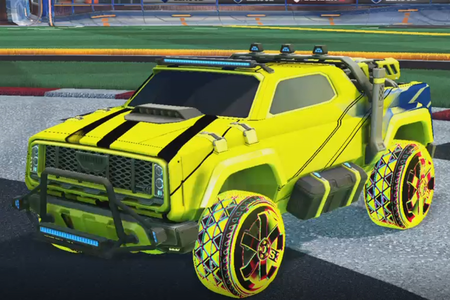 Rocket league Harbinger GXT Saffron design with Zadeh S3,Exalter