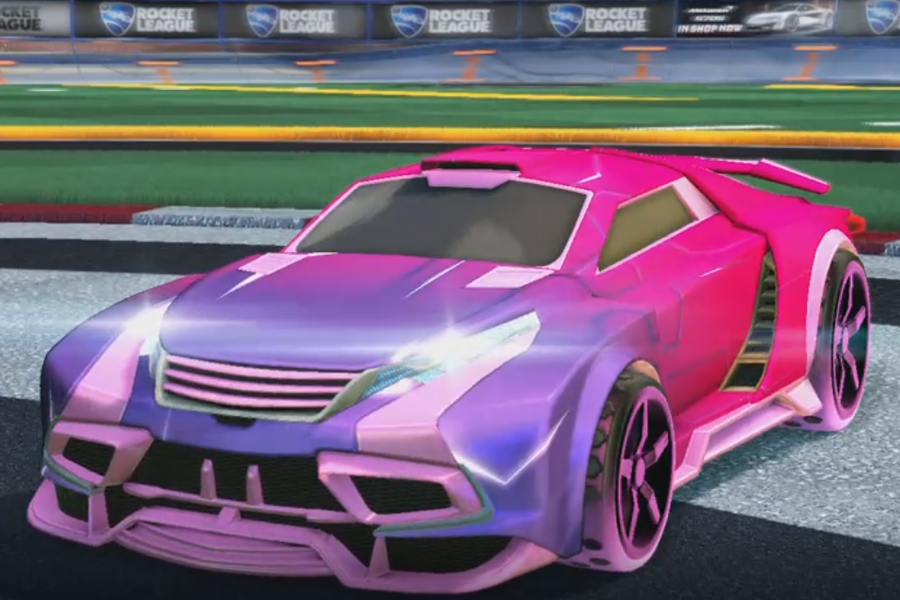 Rocket league Tygris Pink design with Gripstride HX,Mainframe