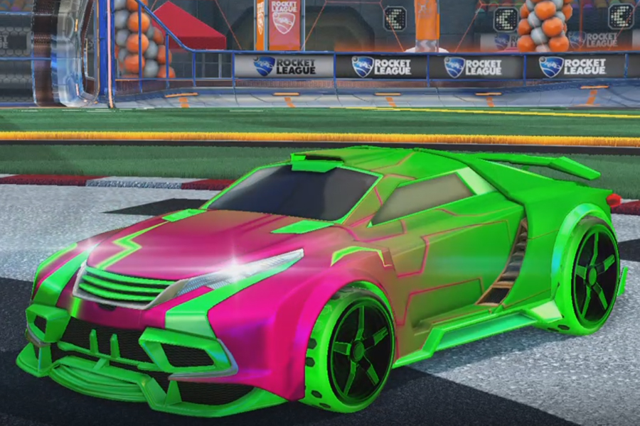 Rocket league Tygris Forest Green design with Gripstride HX,Mainframe