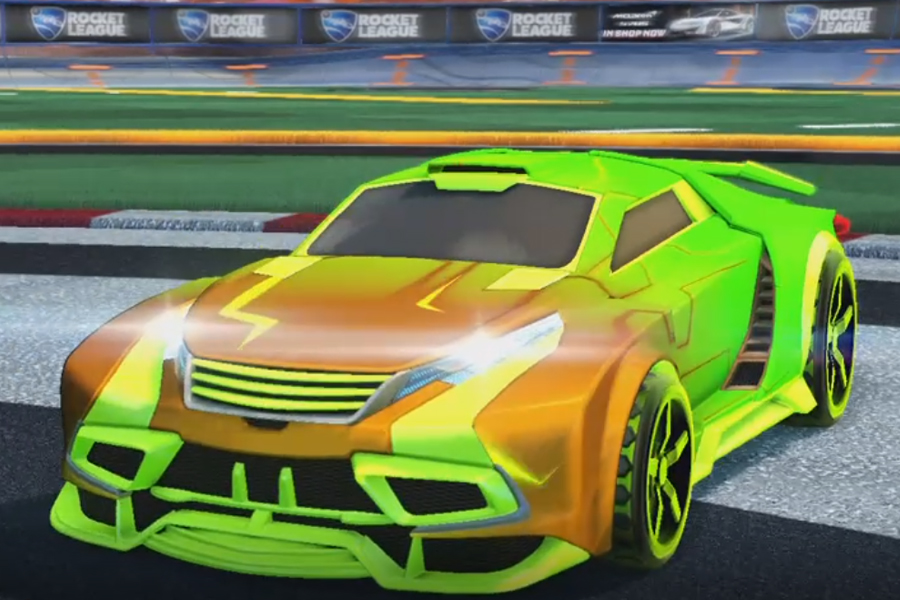 Rocket league Tygris Lime design with Gripstride HX,Mainframe
