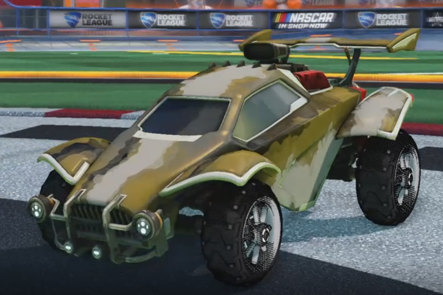 Rocket league Octane Grey design with Traction: Hatch,Smokescreen