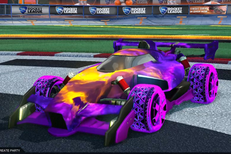 Rocket league Animus GP Purple design with Zadeh S3: Inverted,Interstellar