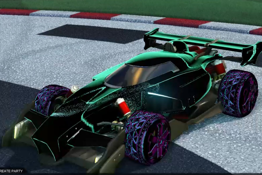 Rocket league Animus GP design with Zadeh S3: Inverted,Stipple Gait