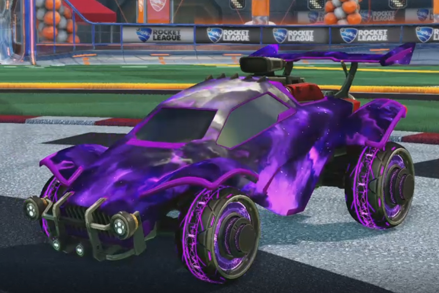 Rocket league Octane Purple design with Capacitor IV,Interstellar