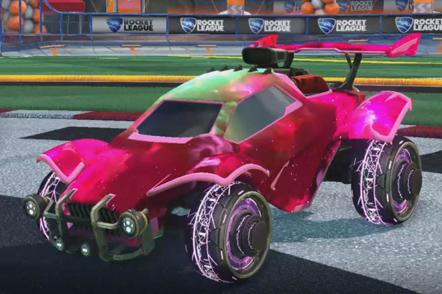 Rocket league Octane Pink design with Capacitor IV,Interstellar