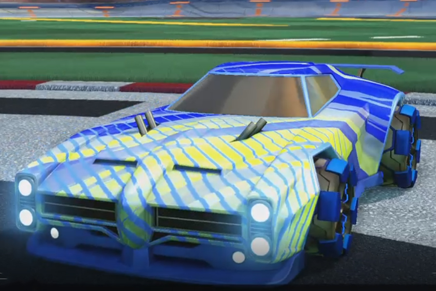 Rocket league Dominus Cobalt design with Clodhopper,20XX