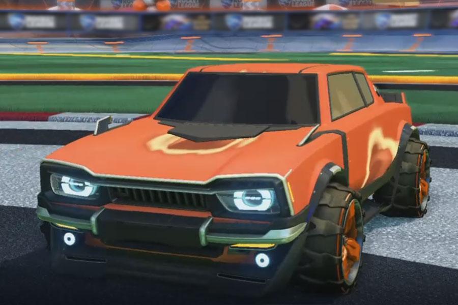 Rocket league Dingo design with 3-Lobe,Meteoroid