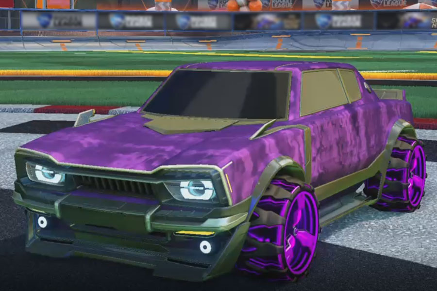 Rocket league Dingo design with 3-Lobe,Humid Haze