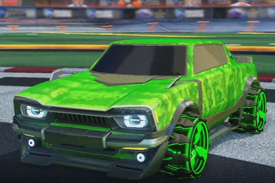 Rocket league Dingo design with 3-Lobe,Humid Haze