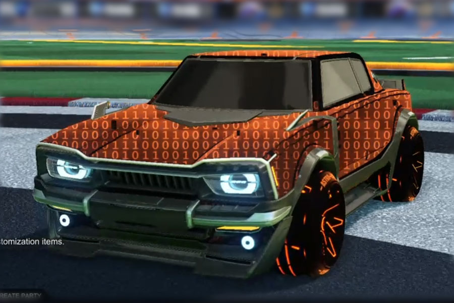 Rocket league Dingo design with Astro-CSX: Inverted,Encryption