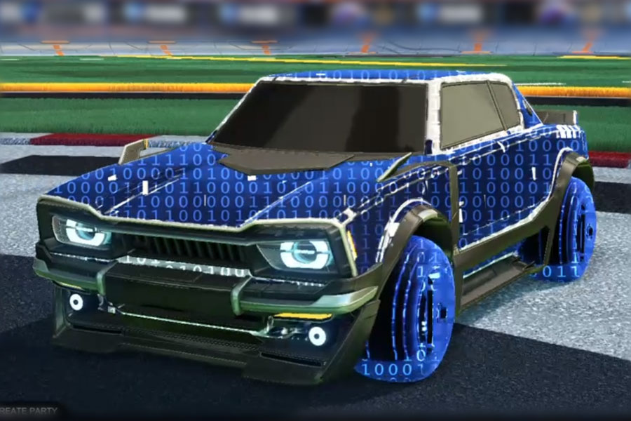 Rocket league Dingo design with Glitch: Glitched,Encryption