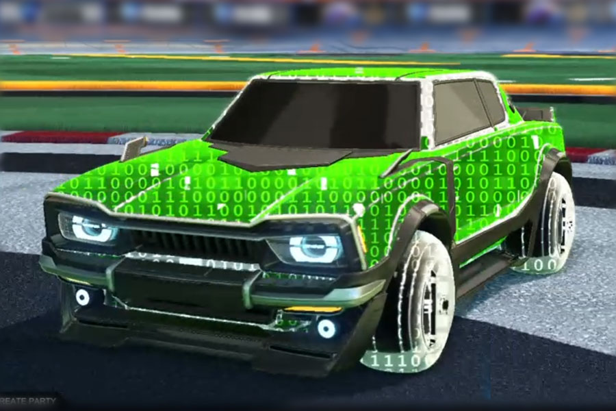 Rocket league Dingo design with Glitch: Glitched,Encryption