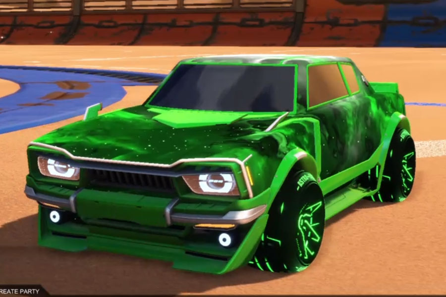 Rocket league Dingo Forest Green design with Astro-CSX: Inverted,Interstellar