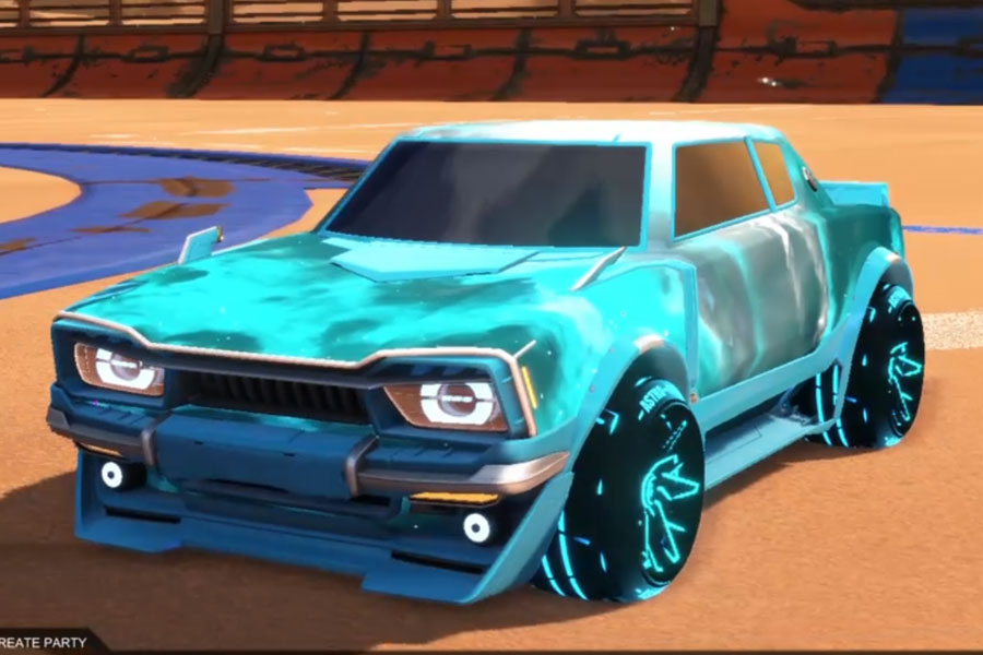 Rocket league Dingo Sky Blue design with Astro-CSX: Inverted,Interstellar