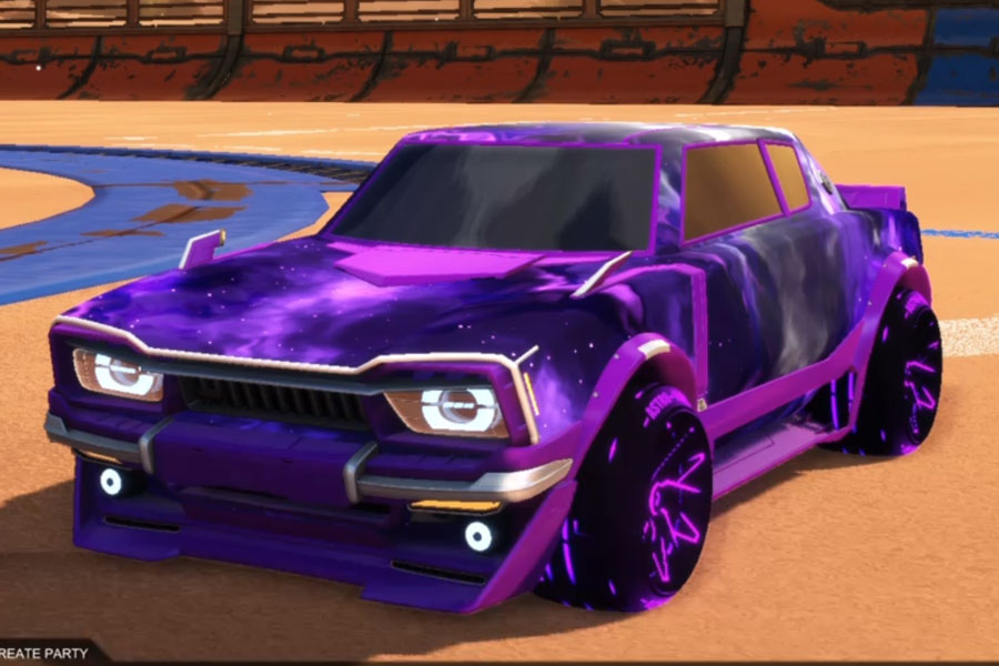 Rocket league Dingo Purple design with Astro-CSX: Inverted,Interstellar