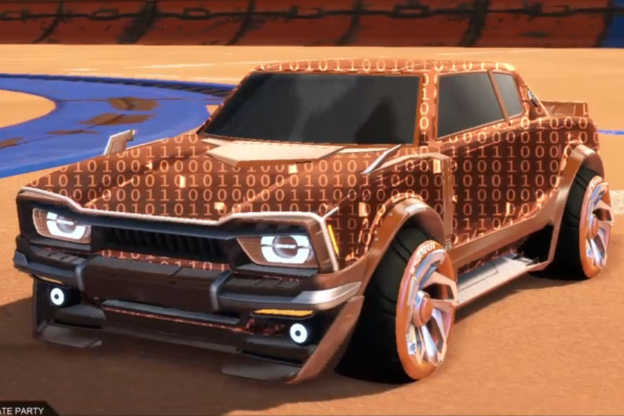 Rocket league Dingo Burnt Sienna design with Whisperer,Encryption