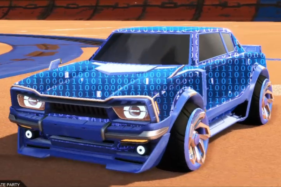 Rocket league Dingo Cobalt design with Whisperer,Encryption