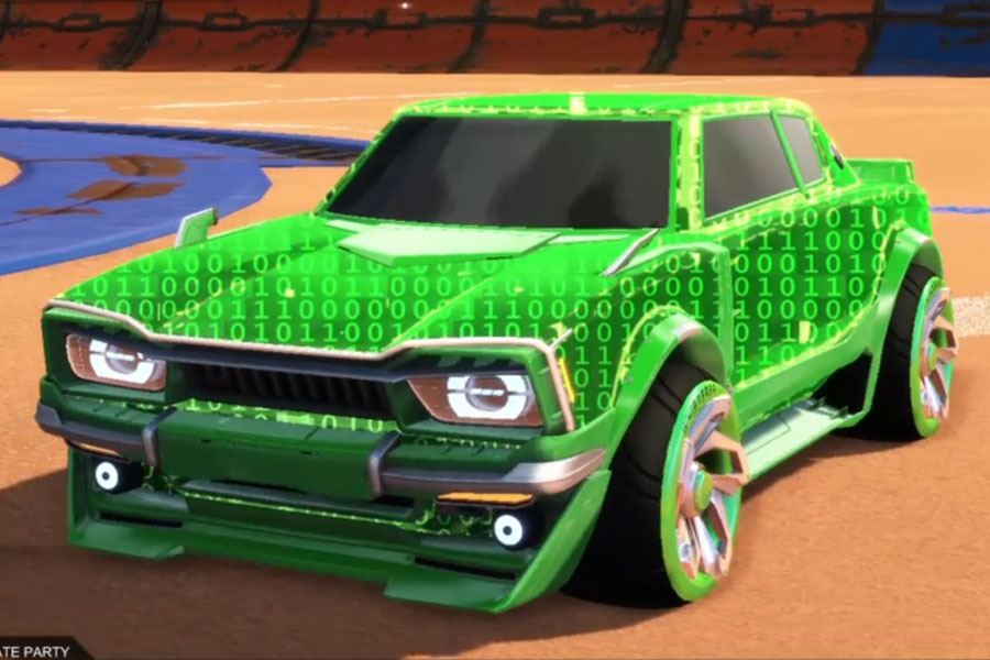 Rocket league Dingo Forest Green design with Whisperer,Encryption