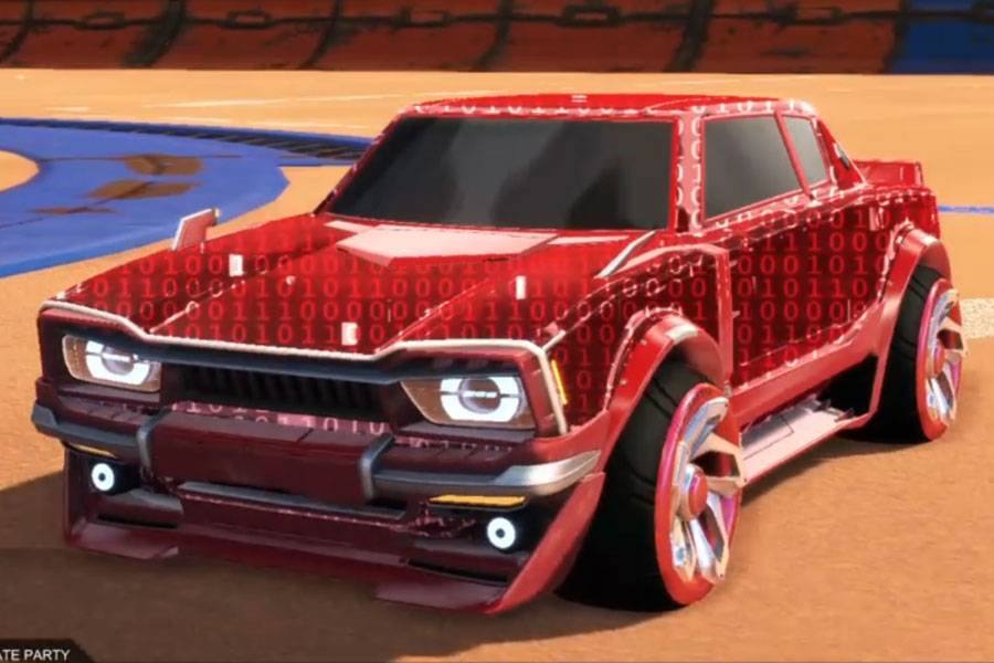 Rocket league Dingo Crimson design with Whisperer,Encryption