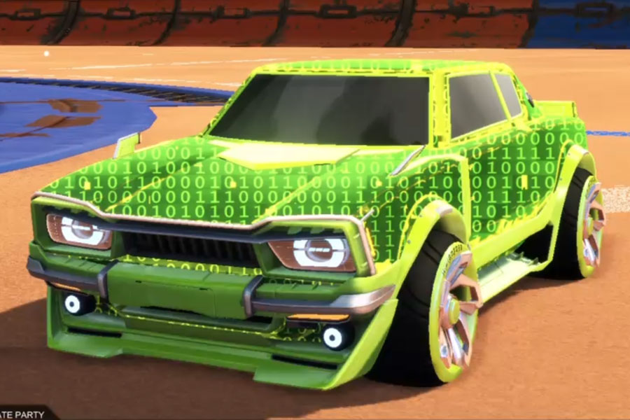 Rocket league Dingo Lime design with Whisperer,Encryption