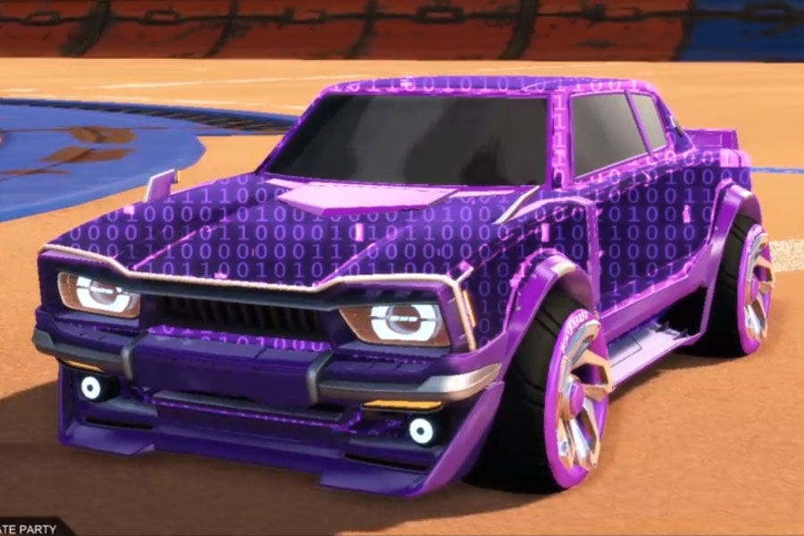 Rocket league Dingo Purple design with Whisperer,Encryption