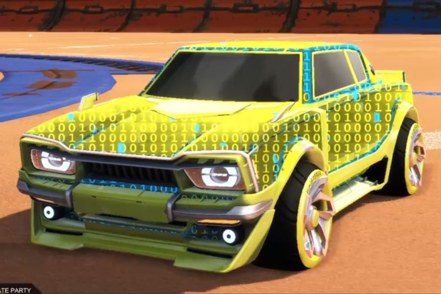 Rocket league Dingo Saffron design with Whisperer,Encryption