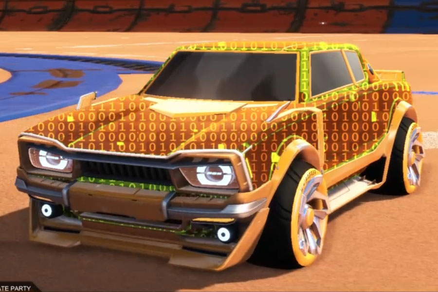 Rocket league Dingo Orange design with Whisperer,Encryption