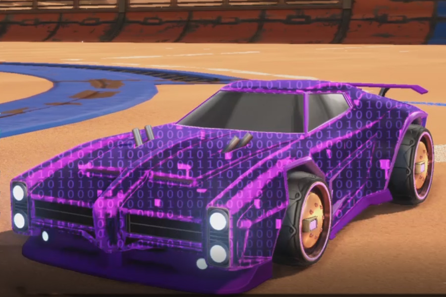 Rocket league Dominus Purple design with Tanker,Encryption