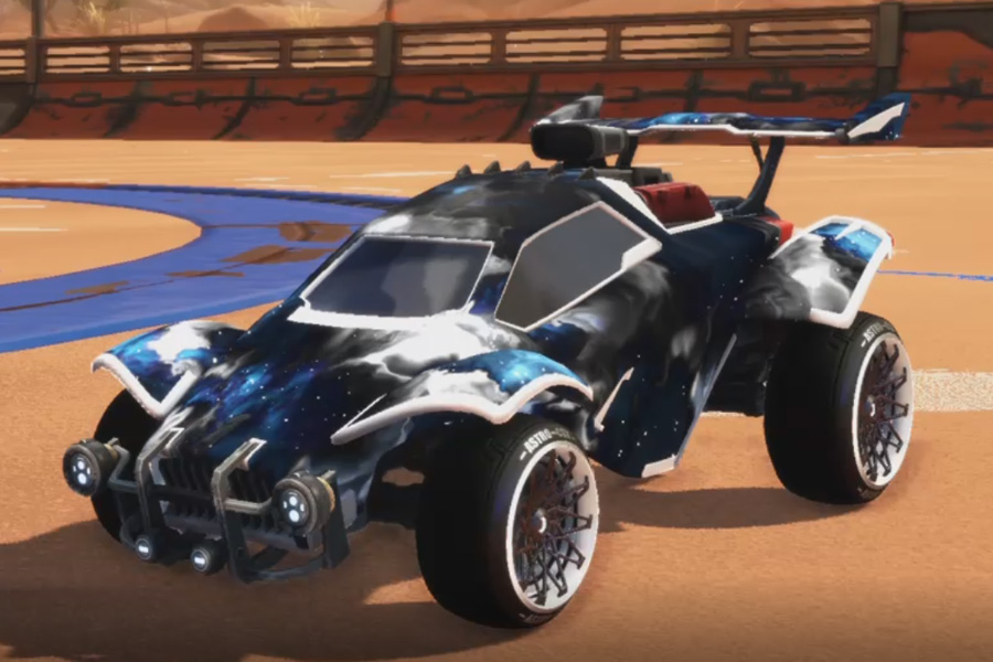 Rocket league Octane Titanium White design with Astro-CSX,Interstellar