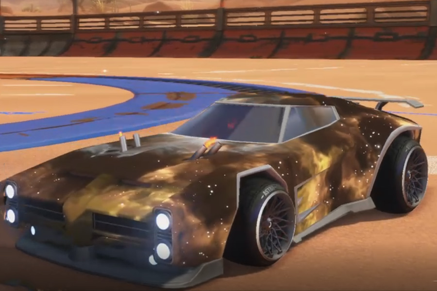 Rocket league Dominus Grey design with Astro-CSX,Interstellar