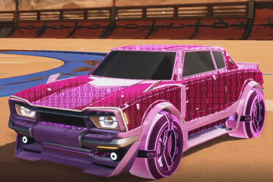 Rocket league Dingo Pink design with Gadabout:Inverted,Encryption