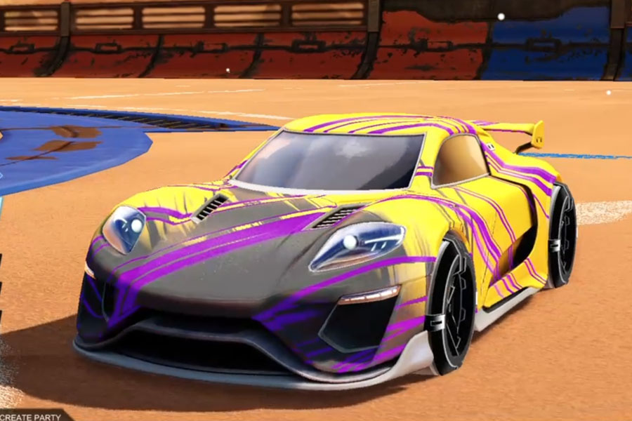 Rocket league Jager 619 Grey design with Gadabout: Inverted,Slipstream