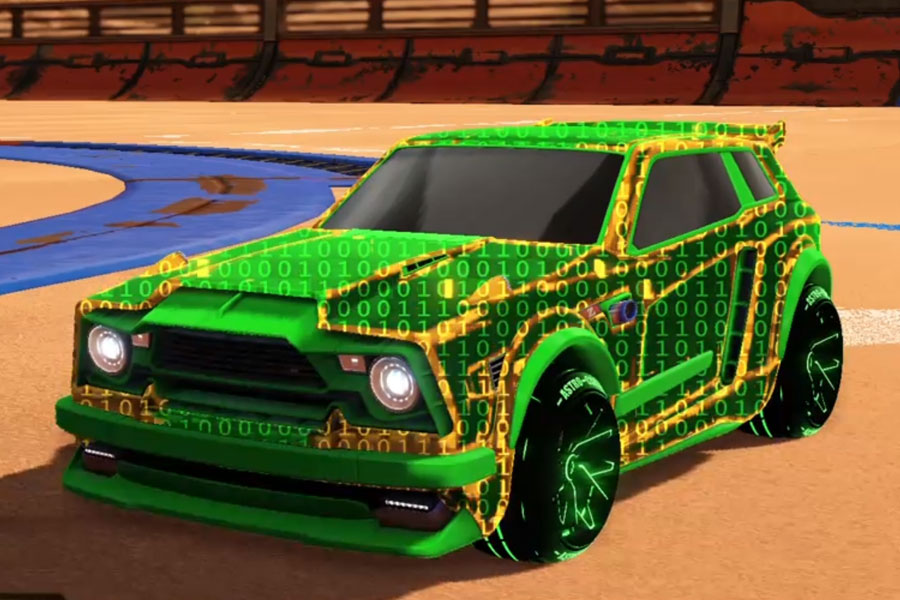 Rocket league Fennec Forest Green design with Astro-CSX: Inverted,Encryption