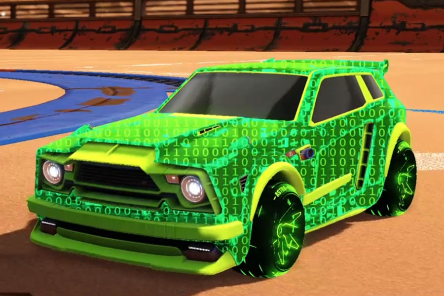 Rocket league Fennec Lime design with Astro-CSX: Inverted,Encryption