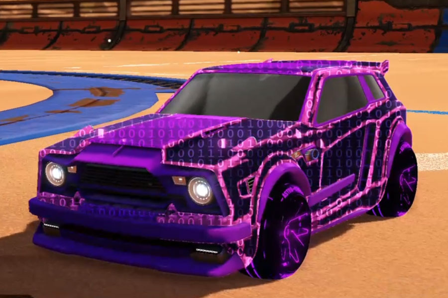 Rocket league Fennec Purple design with Astro-CSX: Inverted,Encryption