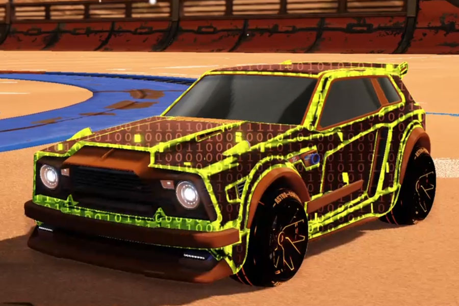 Rocket league Fennec Burnt Sienna design with Astro-CSX: Inverted,Encryption