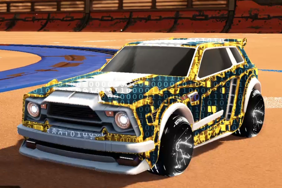 Rocket league Fennec Titanium White design with Astro-CSX: Inverted,Encryption