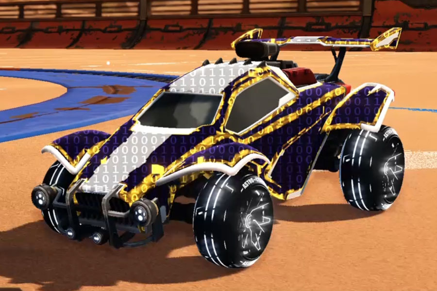 Rocket league Octane Titanium White design with Astro-CSX: Inverted,Encryption