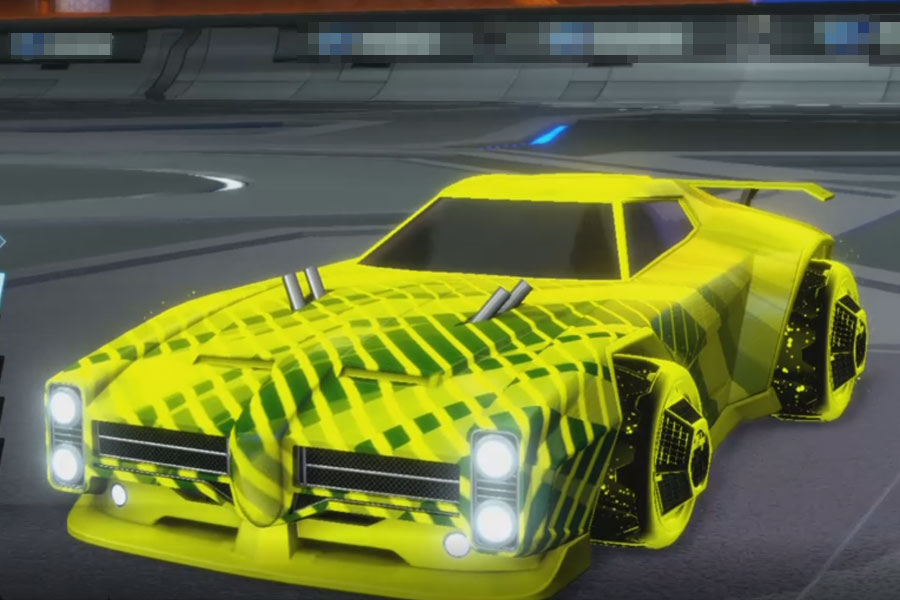 Rocket league Dominus Saffron design with Throned: Sacred,20XX