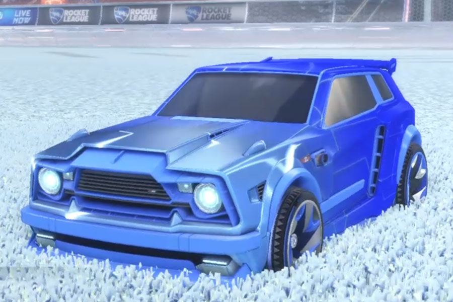 Rocket league Fennec Cobalt design with Reaper,Mainframe