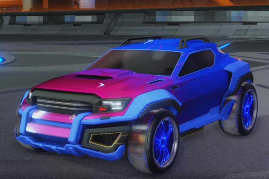 Rocket league Jackal Cobalt design with Plasmatic,Mainframe